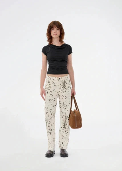 Modström - Himamd Drapy T-Shirt 59050 - 7090 - Black T-shirts 