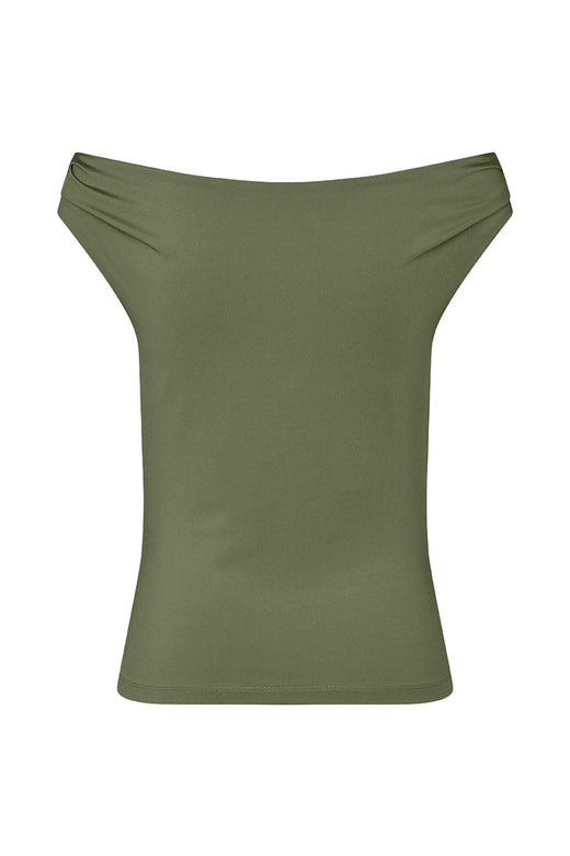 Modström - Himamd Off-Shoulder Top 57928 - 2201 - Army Dust