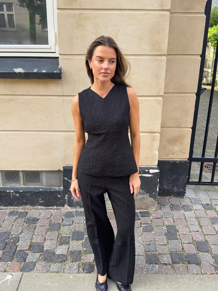 Modström - Hollismd Pants 57433 - 07090 - Black Bukser 