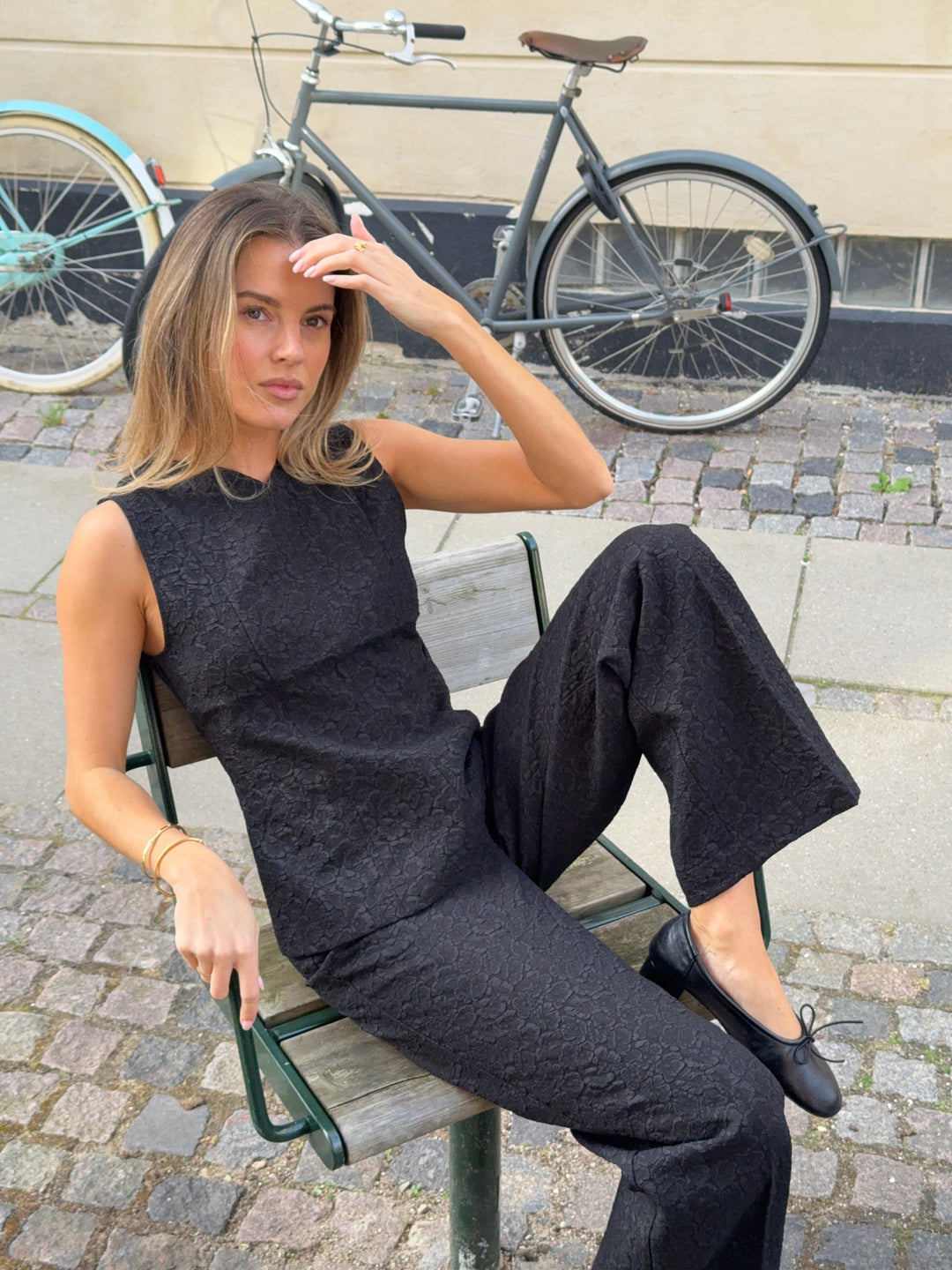 Modström - Hollismd Pants 57433 - 07090 - Black Bukser 