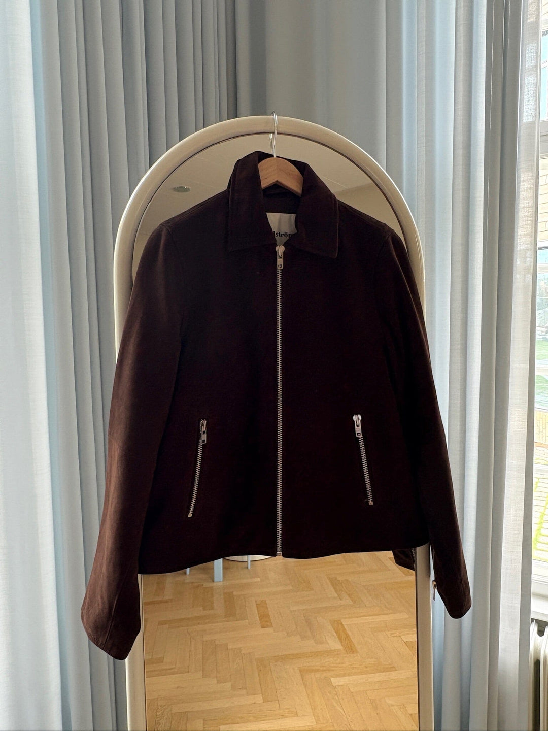 Modström - Nimamd Suede Jacket 59123 - 5508 - Seal Brown Blazere 