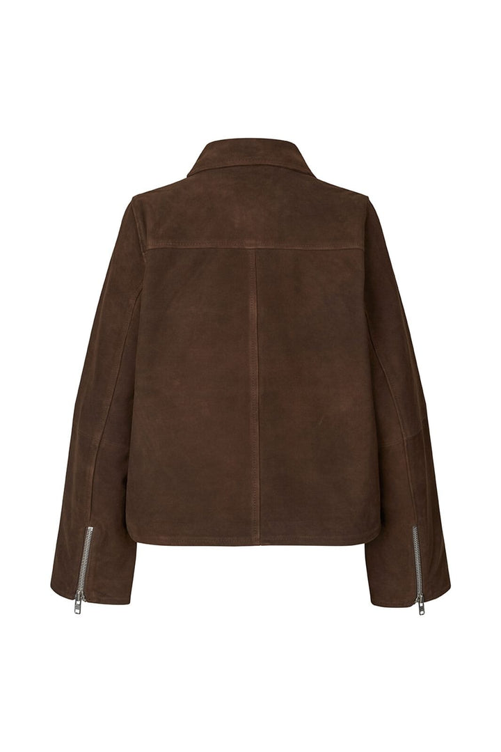 Modström - Nimamd Suede Jacket 59123 - 5508 - Seal Brown