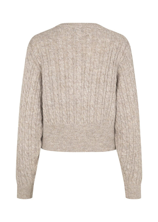 Modström - Pammiemd Cardigan 58633 - 12058 - Beige Speckle Melange Cardigans 