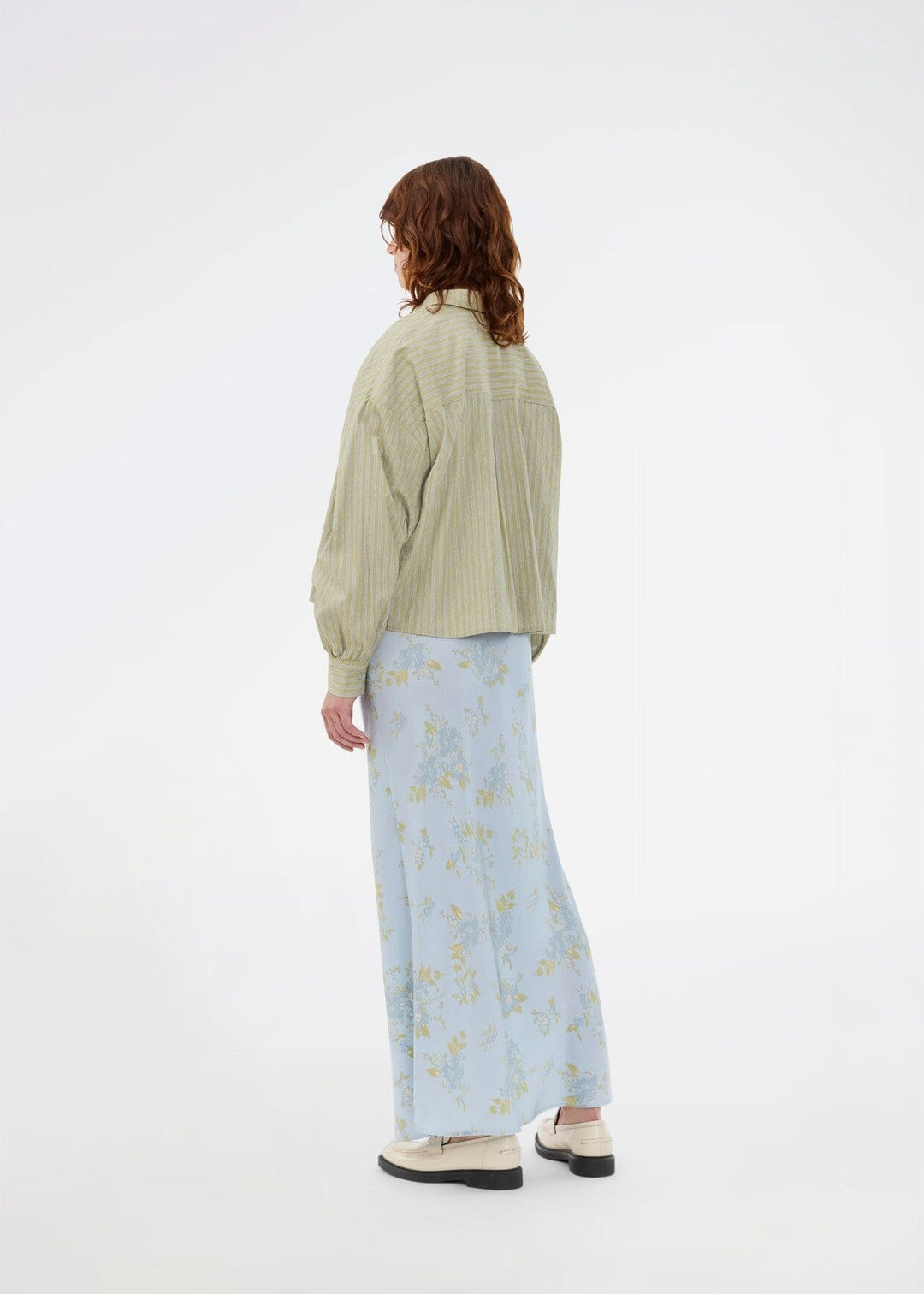 Modström - Umekomd Shirt 58972 - 11251 - Tarragon Stripe Skjorter 