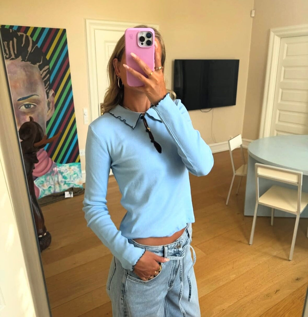 Modström - Urdmd Ls Top 59286 - 3313 - Powder Blue Toppe 