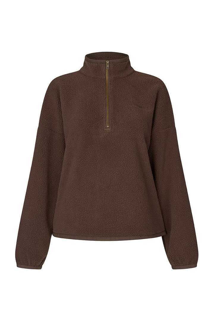 Modström - Urielmd Fleece 59130 - 5508 - Seal Brown Sweatshirts 
