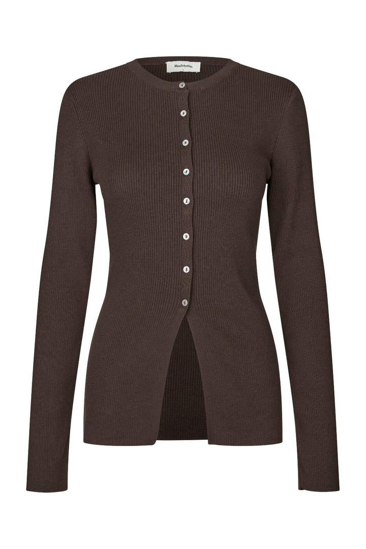 Modström - Uvismd Cardigan 59124 - 5508 - Seal Brown Cardigans 