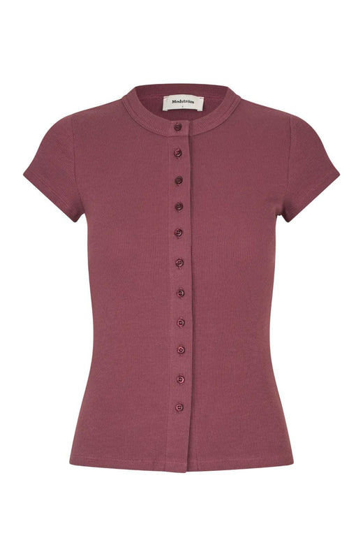 Modström - Vilsonmd T-Shirt 59005 - 8854 - Wineberry T-shirts 