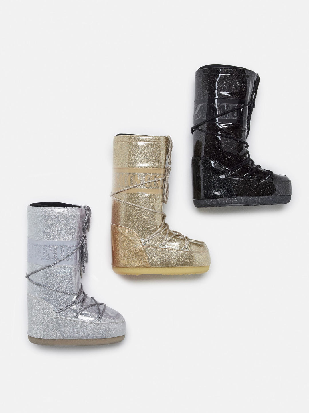 Moon Boot - Mb Icon Glitter - B002 Gold