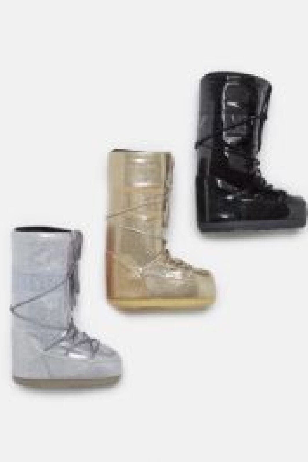 Moon Boot - Mb Icon Glitter - N001 Black