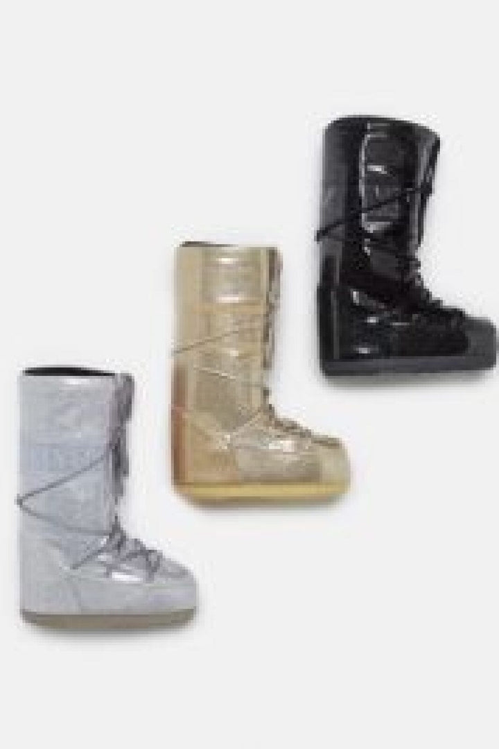 Moon Boot - Mb Icon Glitter - N001 Black