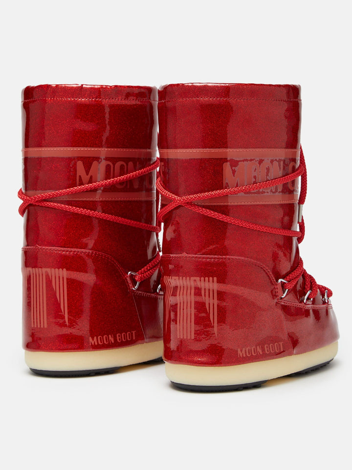 Moon Boot - Mb Icon Jr Glitter - D001 Red