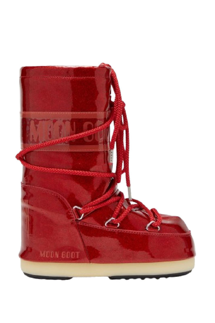 Moon Boot - Mb Icon Jr Glitter - D001 Red