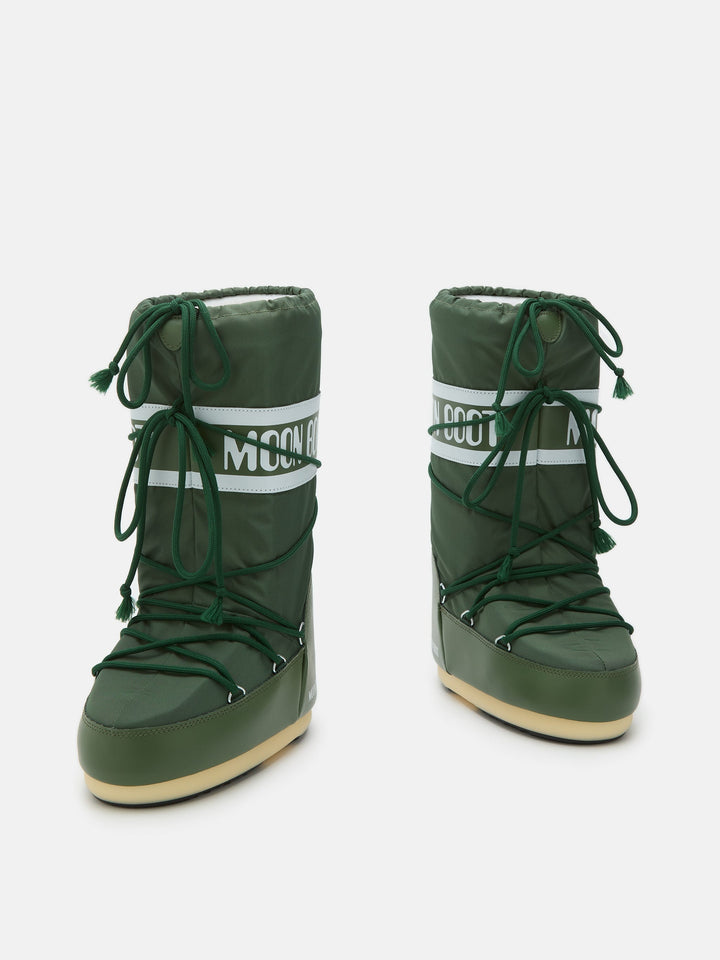 Moon Boot - Mb Icon Nylon 80D1400440 - G016 Forest Green Støvler 