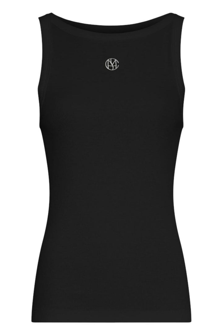 Moss Copenhagen - Mschgubbe Rasmia Icon Sl Top 19159 - Black B White