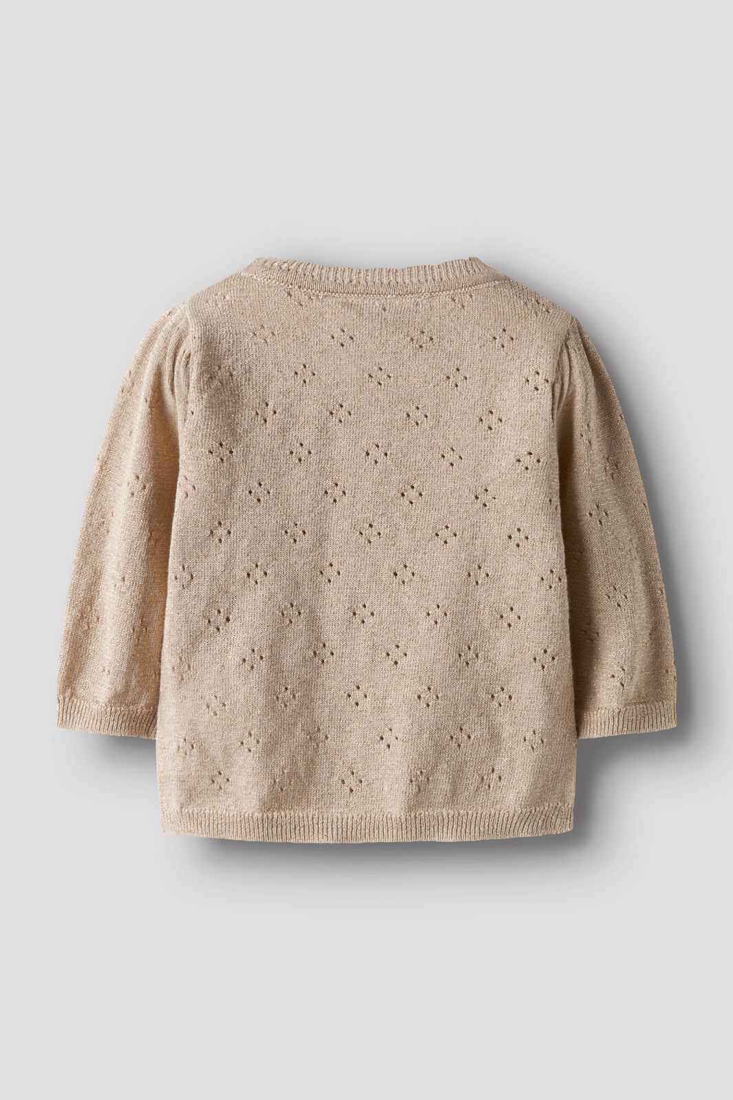 Name It - Nbfrolia Ls Knit Card - 4874515 Cement