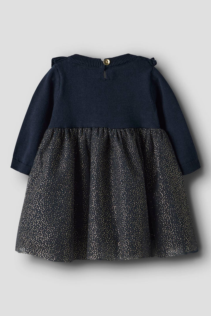 Name It - Nbfrolia Ls Knit Dress - 4874545 Navy Blazer