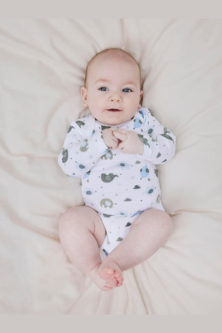 Name It - Nbmbody Ls Baby Elephant - 4585408 Baby Blue