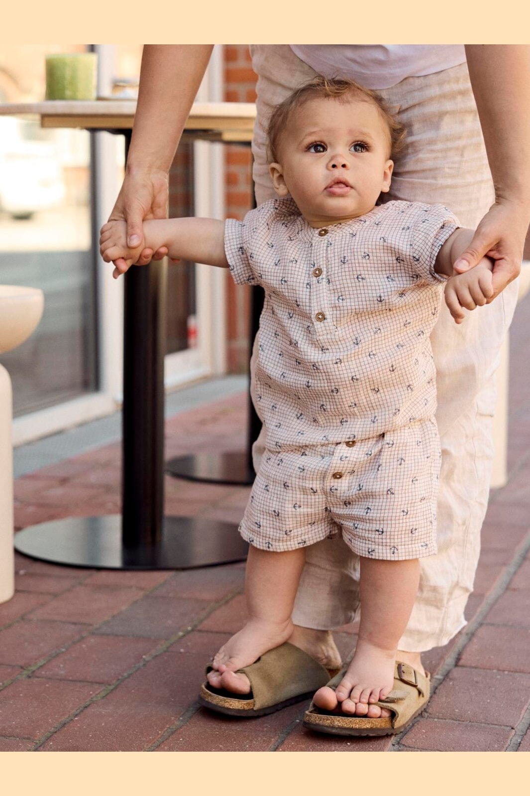 Name It - Nbmfront Ss Shirt - 4974866 Cloud Dancer Anchor