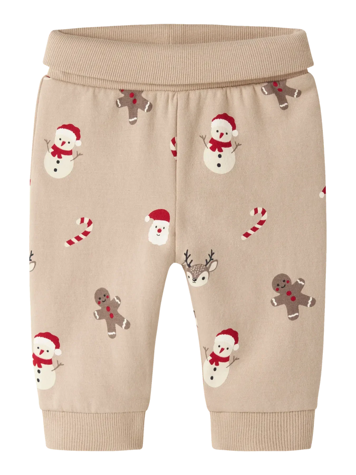 Name It - Nbnruller Sweat Pant - 5070722 Sesame Bukser 