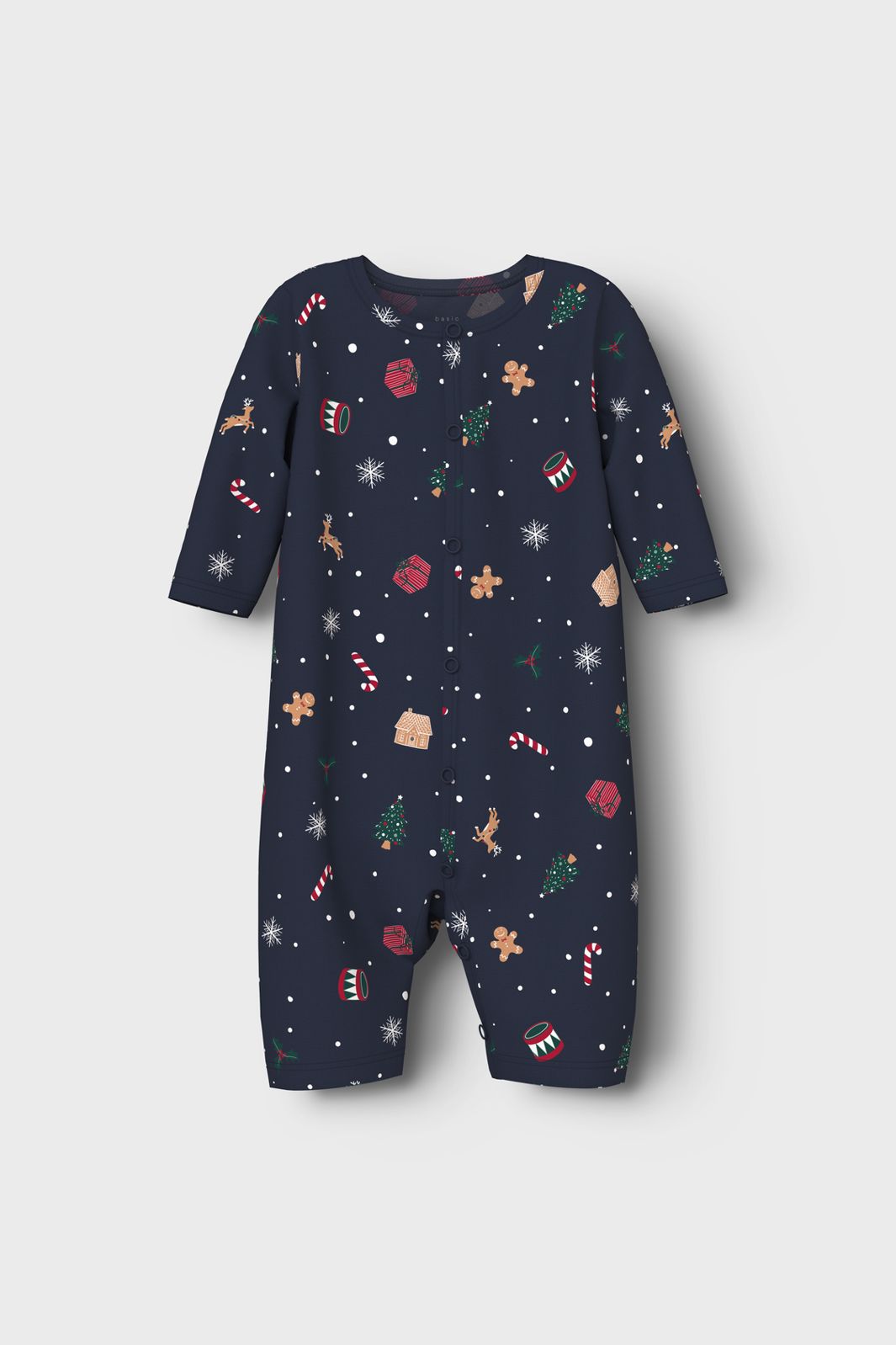 Name It - Nbnvismas Ls Nightsuit - 4879833 Navy Blazer Xmas Aop Navy