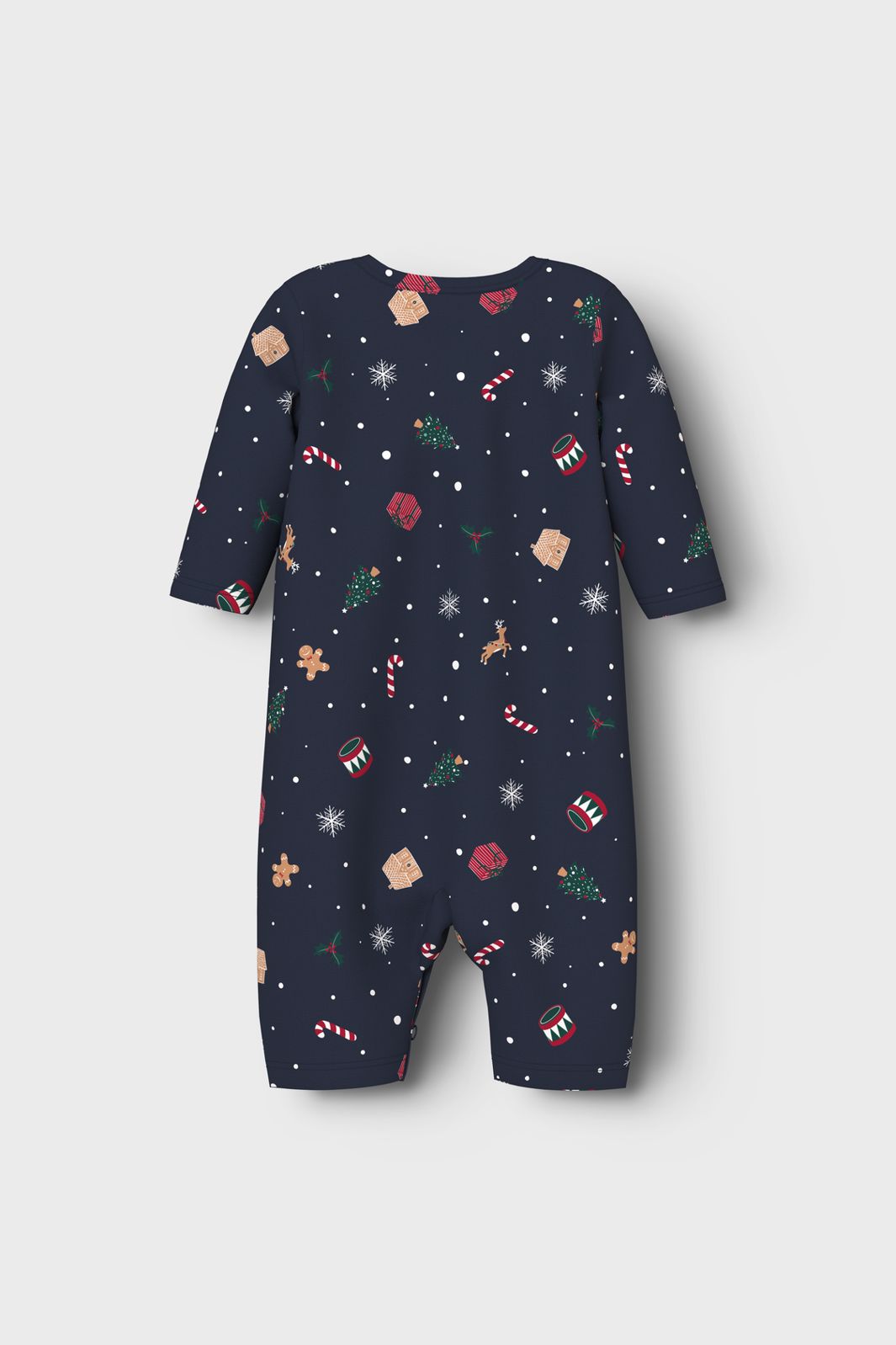 Name It - Nbnvismas Ls Nightsuit - 4879833 Navy Blazer Xmas Aop Navy