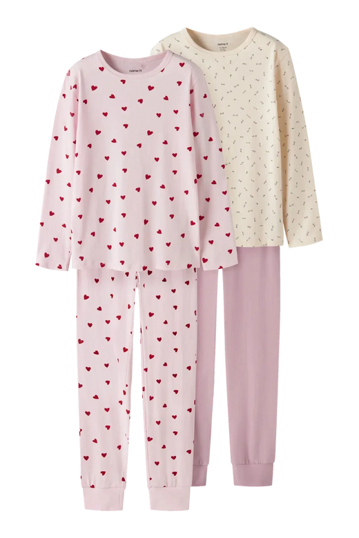 Name It - Nkfnightset - 4977962 Ballerina Heart And Flower Aop Nattøj 