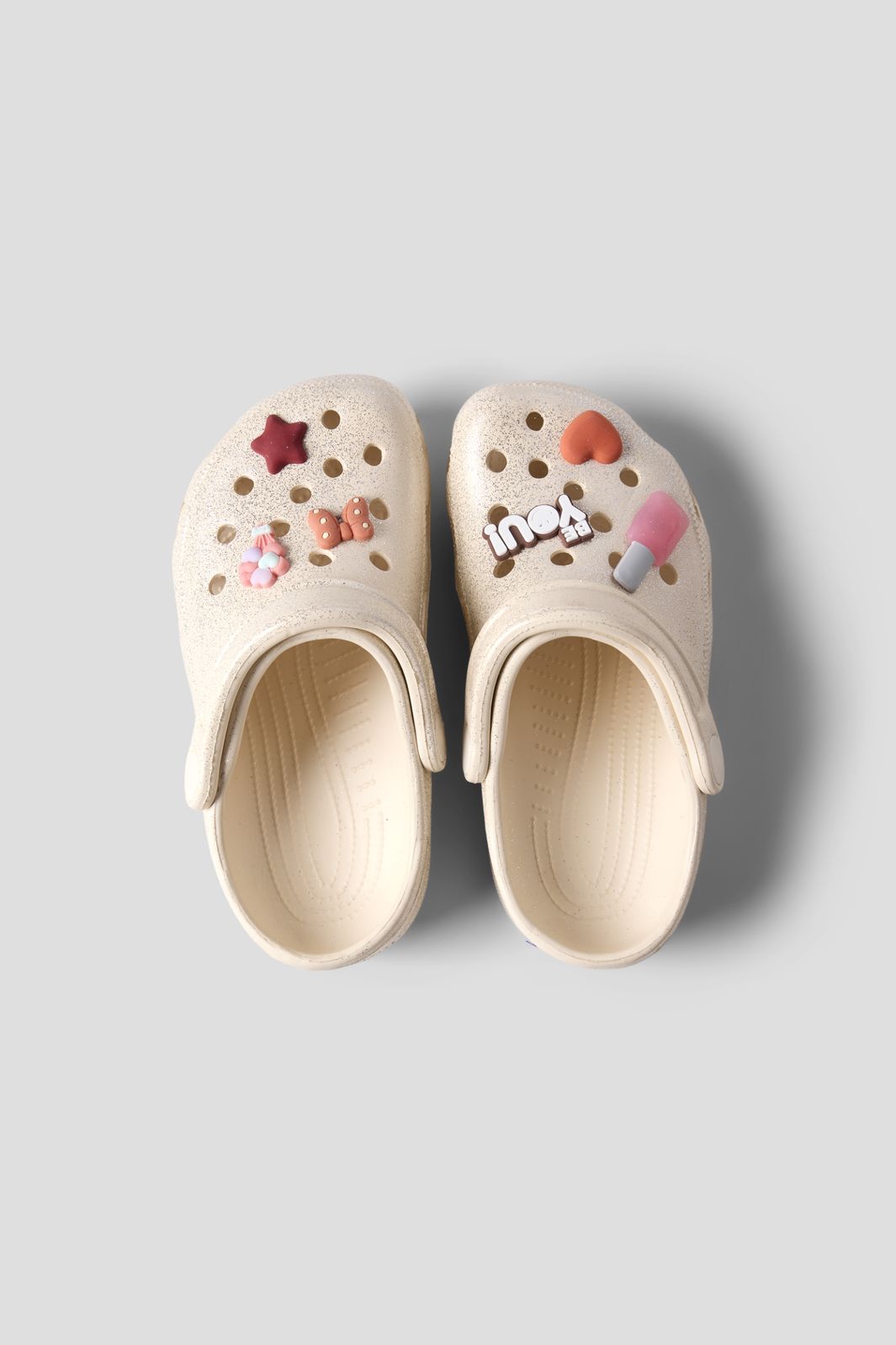 Name It - Nknfame Clogs - 5162202 Créme De Pêche Glitter