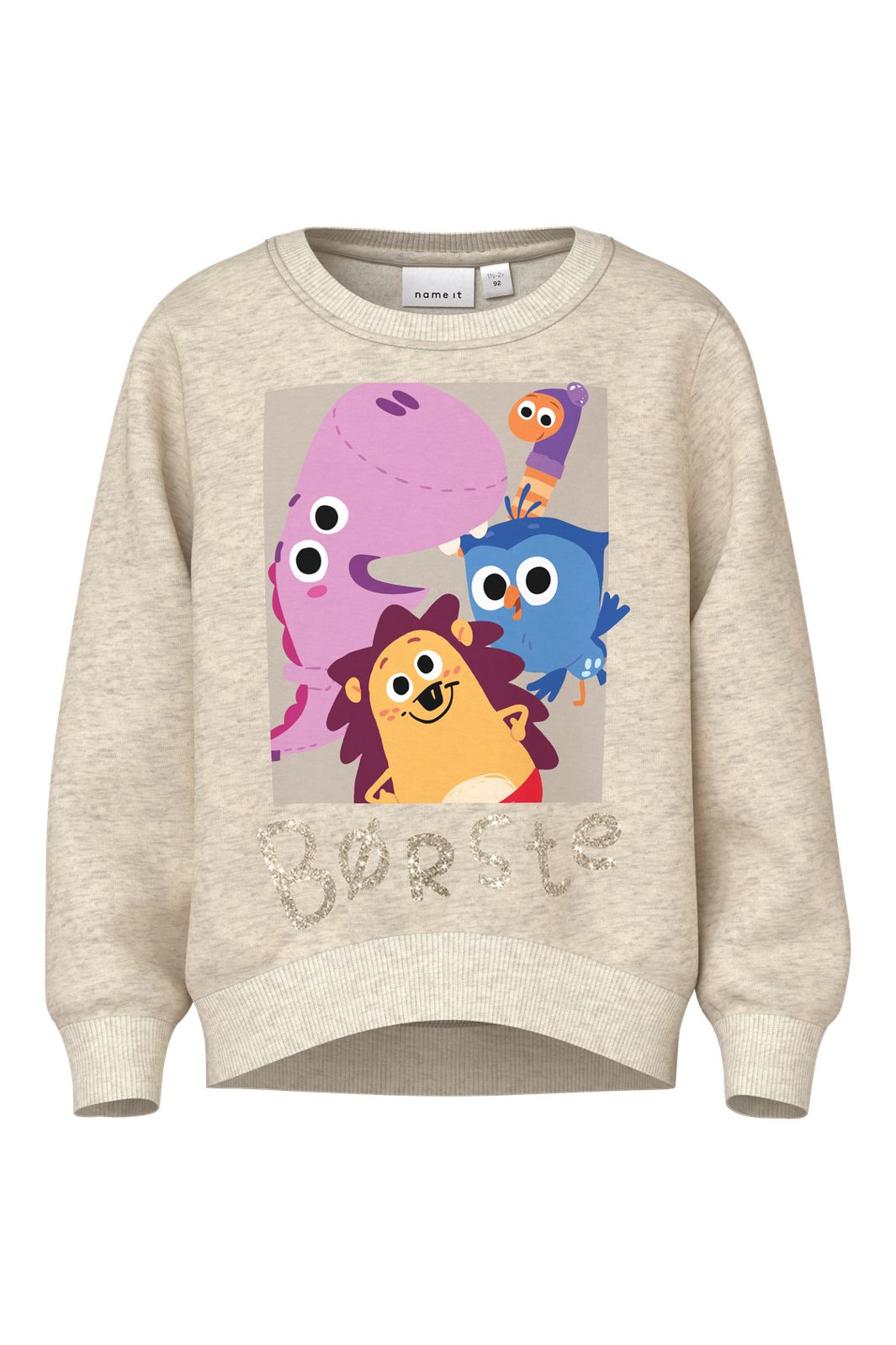 Name It - Nmfabsa Borste Nreg Sweat Dr - 5198096 Peyote Melange