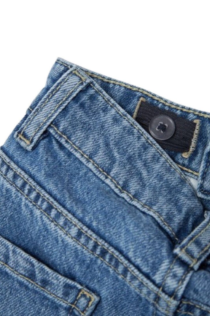 Name It - Nmfbella Emb Jeans 3285-Be - 4677987 Medium Blue Denim Bows