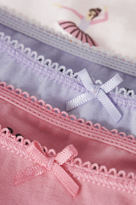 Name It - Nmfbriefs Ballarina - 4871353 Pearl W/ Peony + Purple Heather Underbukser 