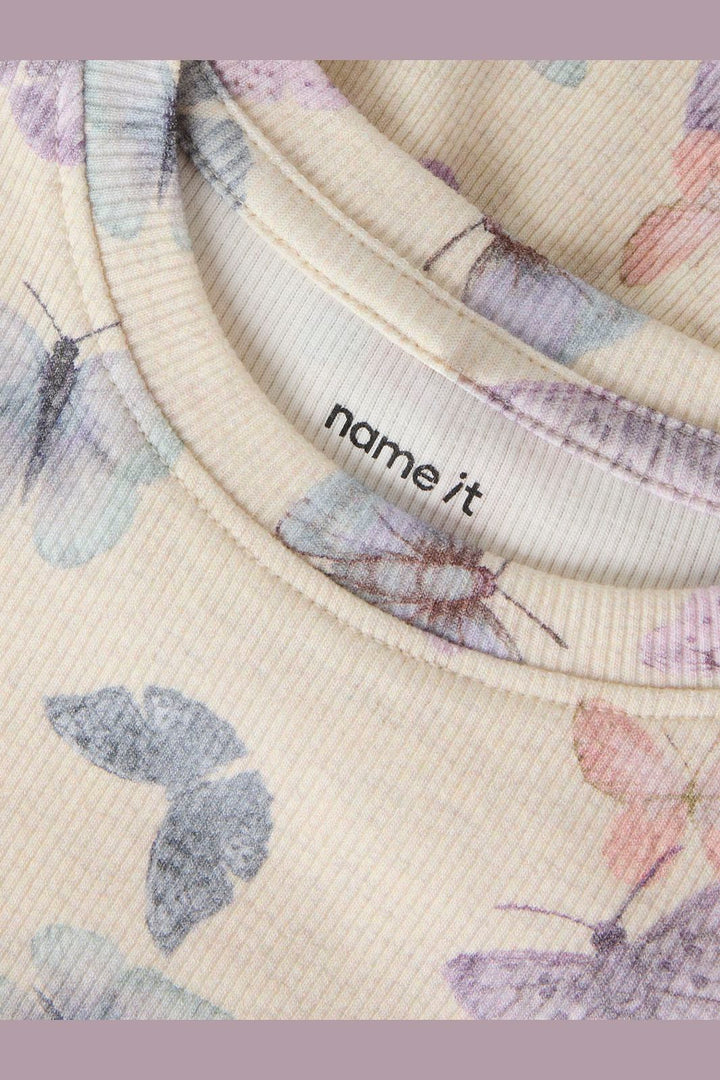 Name It - Nmffilua Ss Top - 5109193 Peyote Melange