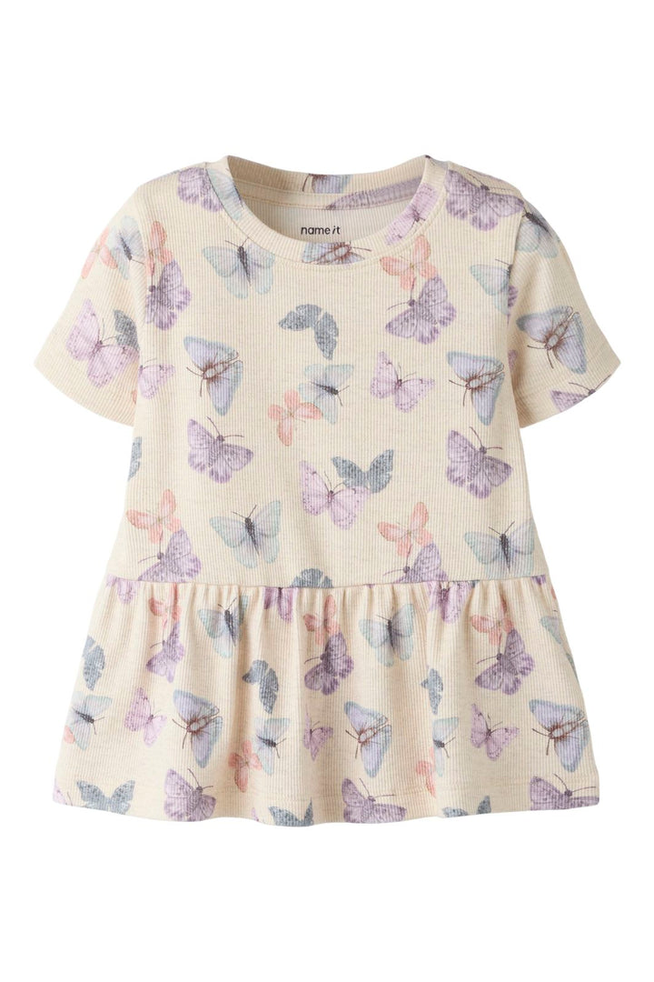 Name It - Nmffilua Ss Top - 5109193 Peyote Melange