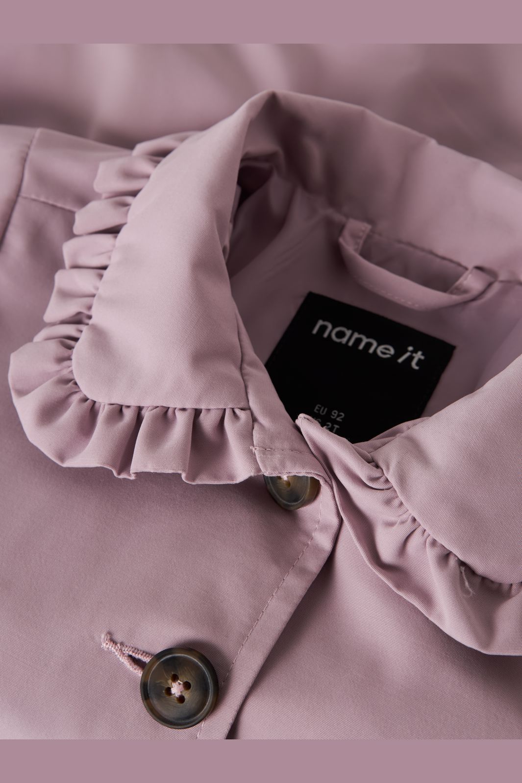 Name It - Nmfmadelin Trench Coat - 4930451 Keepsake Lilac