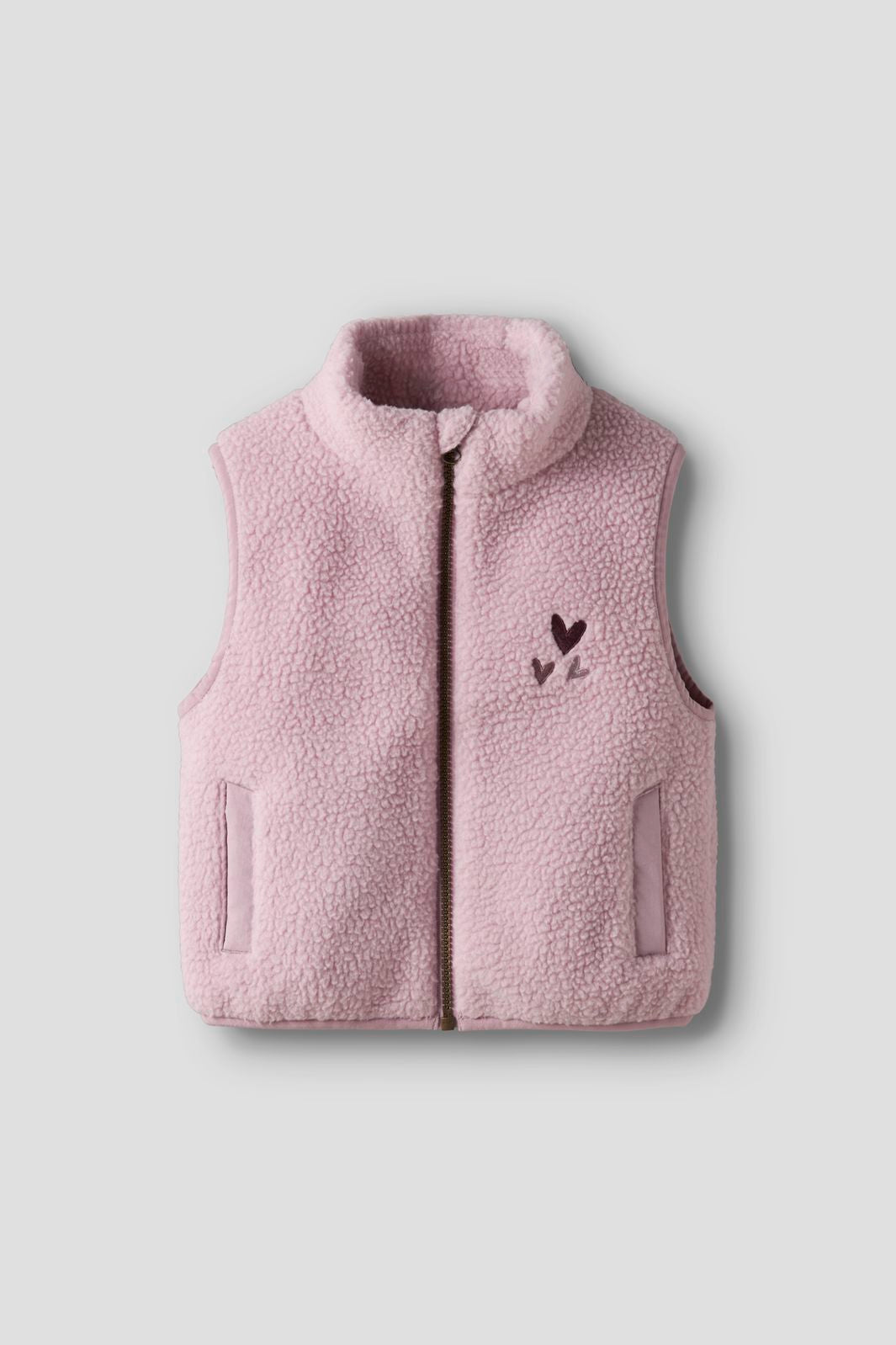 Name It - Nmfmall Sherpa Vest - 4893086 Keepsake Lilac