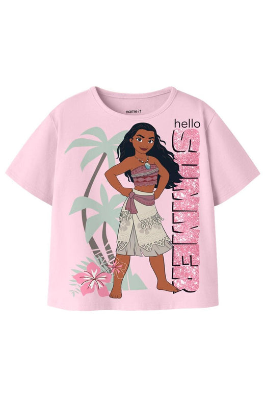 Name It - Nmfmidi Moana Ss Nreg Top Box Wdi - 4998573 Cradle Pink T-shirts 