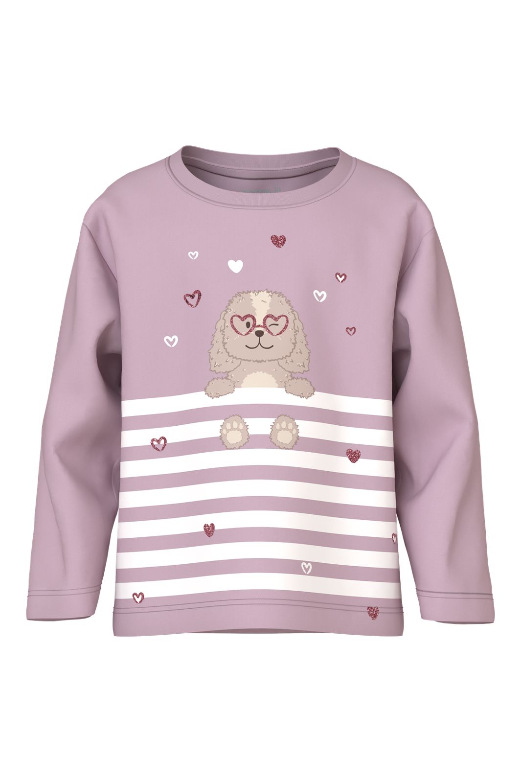 Name It - Nmfvaliane Ls Nreg Top - 4990547 Cloud Dancer Dawn Pink