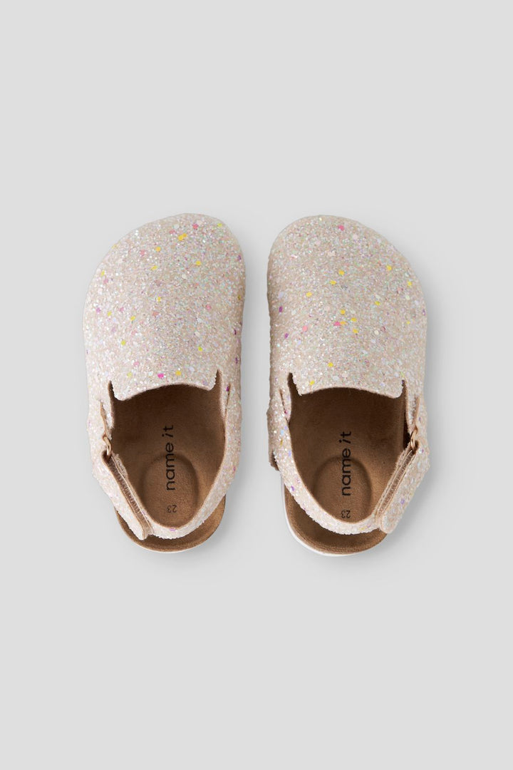 Name It - Nmnavery Mules - 5014520 Peach Whip Glitter