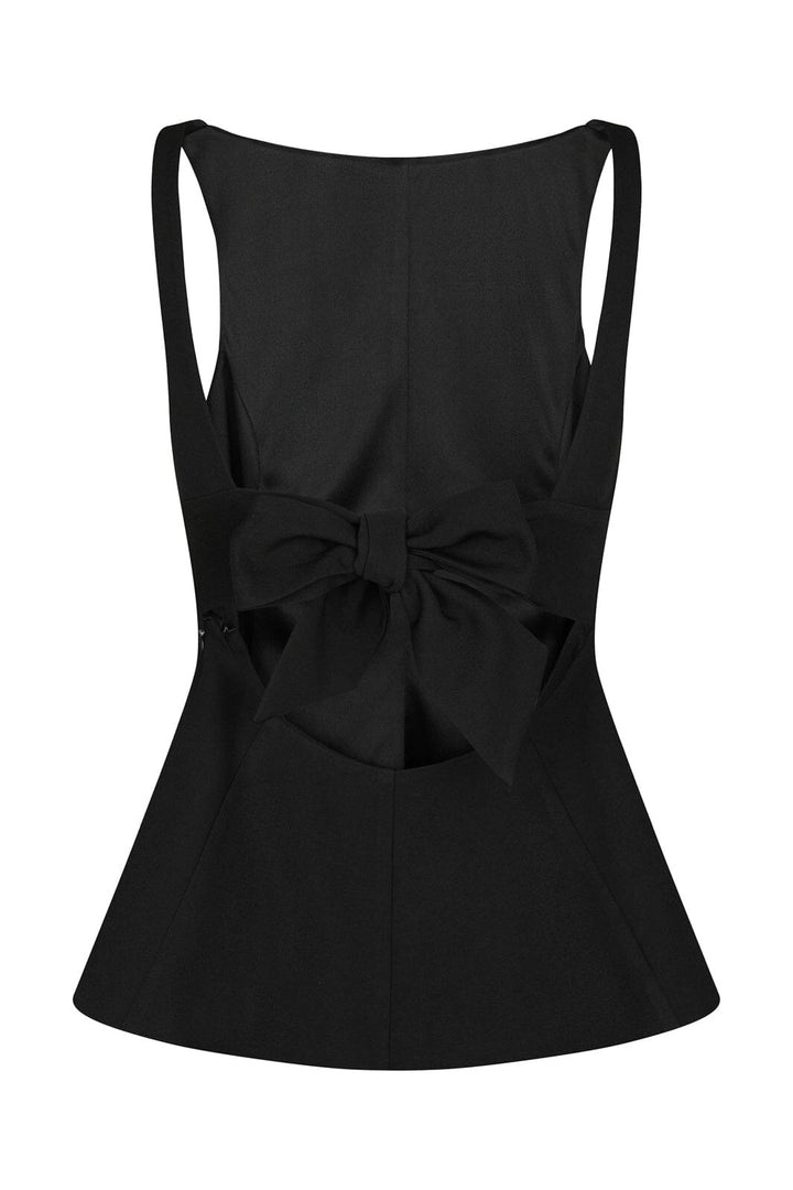 Neo Noir - Agape Structure Tie Top 166980 - 100 - Black
