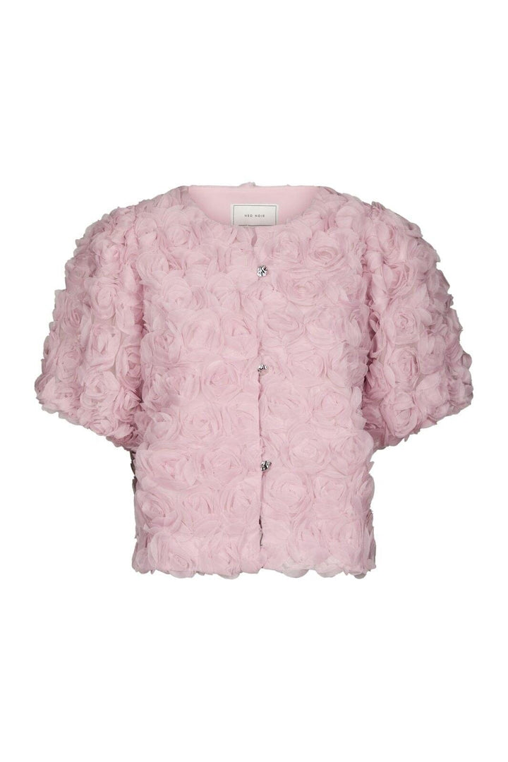 Neo Noir - Aisa Flower Blouse 168409 - 165 - Rose