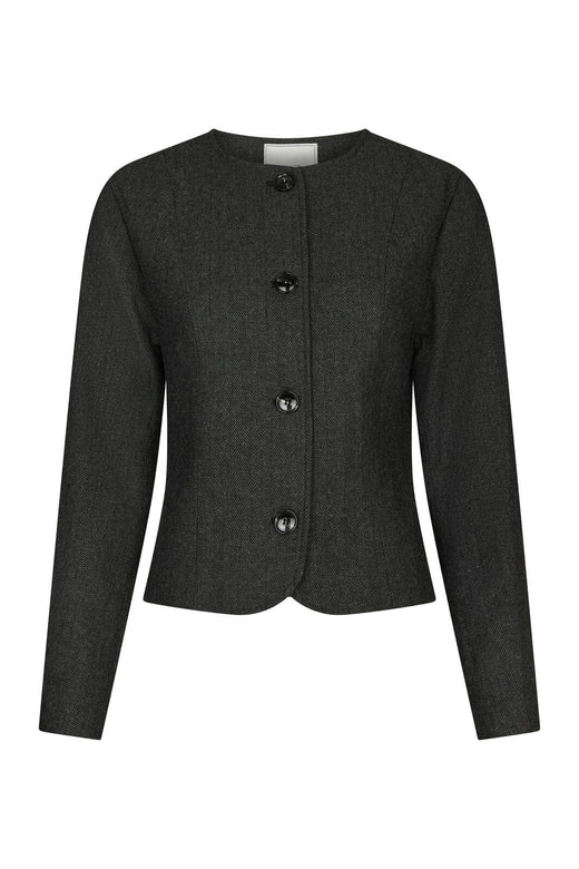 Neo Noir - Amanda Herringbone Jacket 165445 - 132 - Antracit