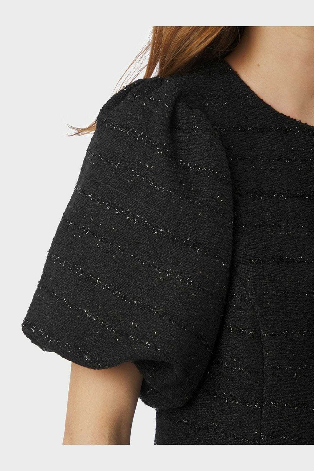 Neo Noir - Anela Boucle Blouse 166958 - 100 - Black