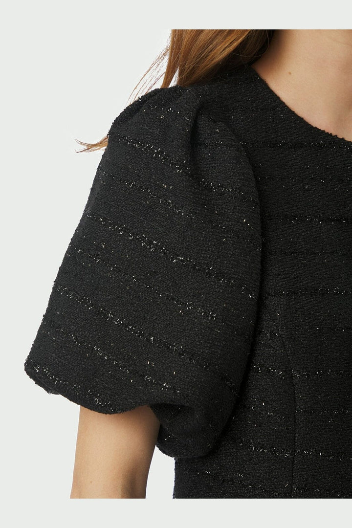 Neo Noir - Anela Boucle Blouse 166958 - 100 - Black