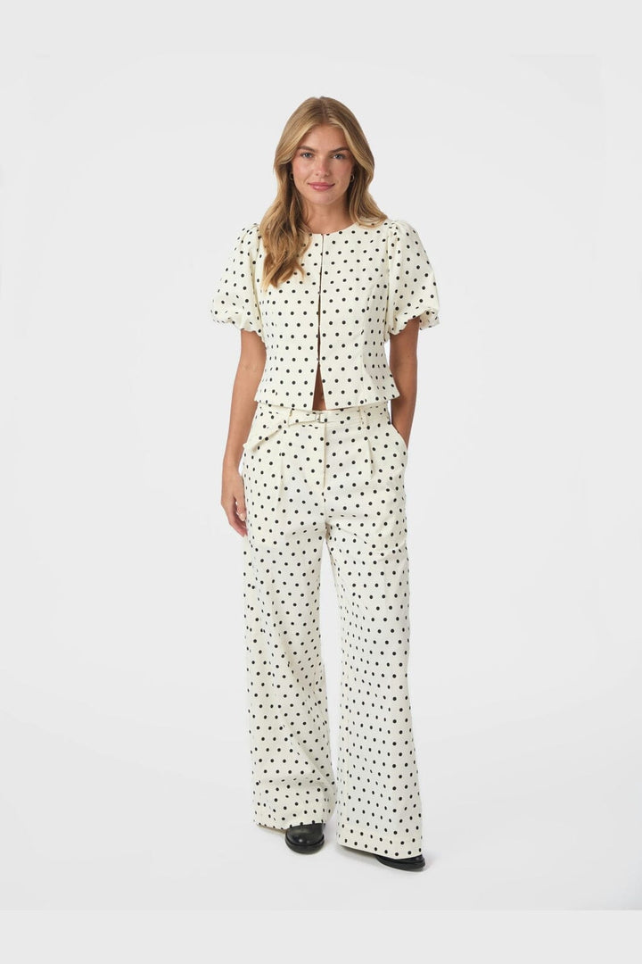 Neo Noir - Anela Dot Blouse 167821 - 120 - White