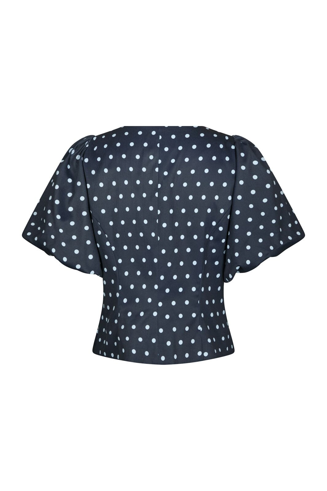 Neo Noir - Anela Dot Blouse 167821 - 141 - Navy