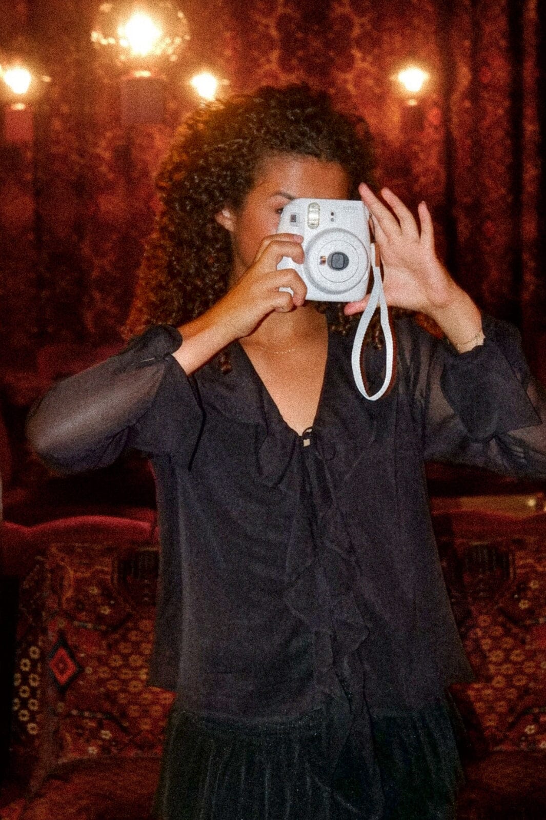 Neo Noir - Anika Frill Blouse - Black