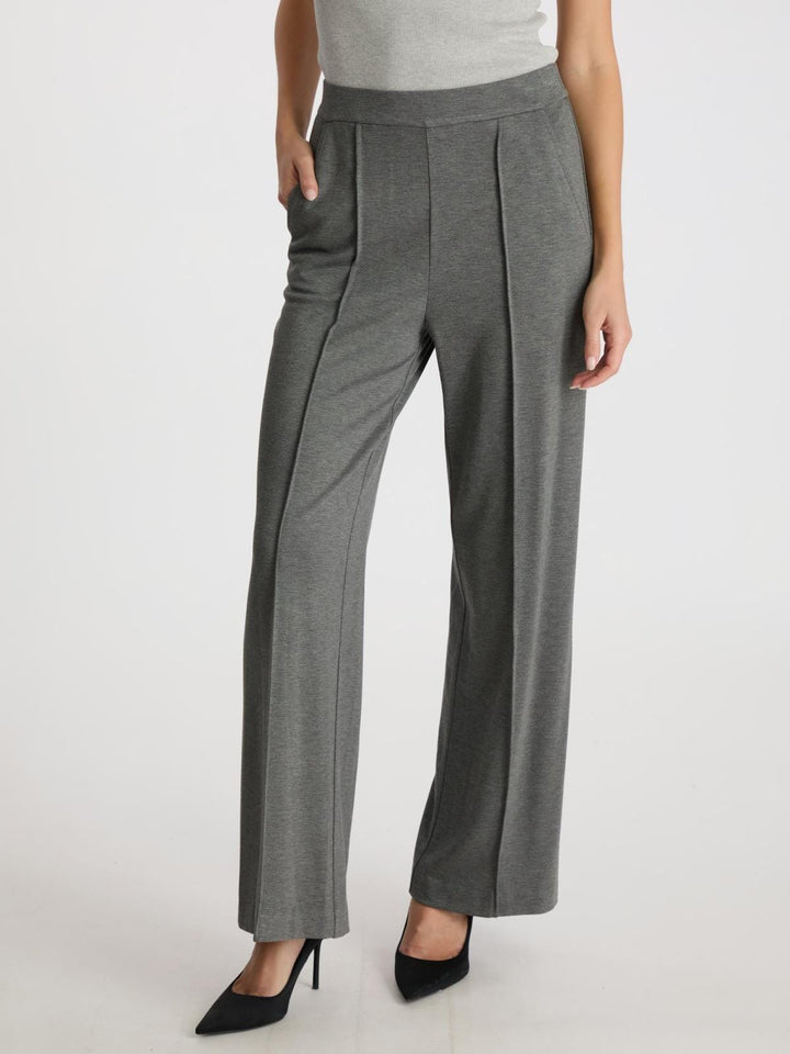 Neo Noir - Anka Soft Pants - Dark Grey Melange
