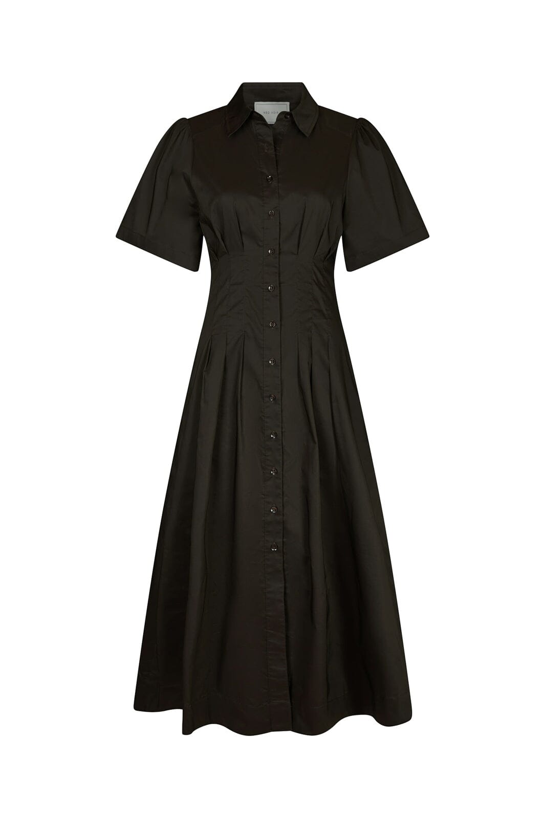 Neo Noir - Baia Poplin Dress 165343 - 584 - Chocolate Brown