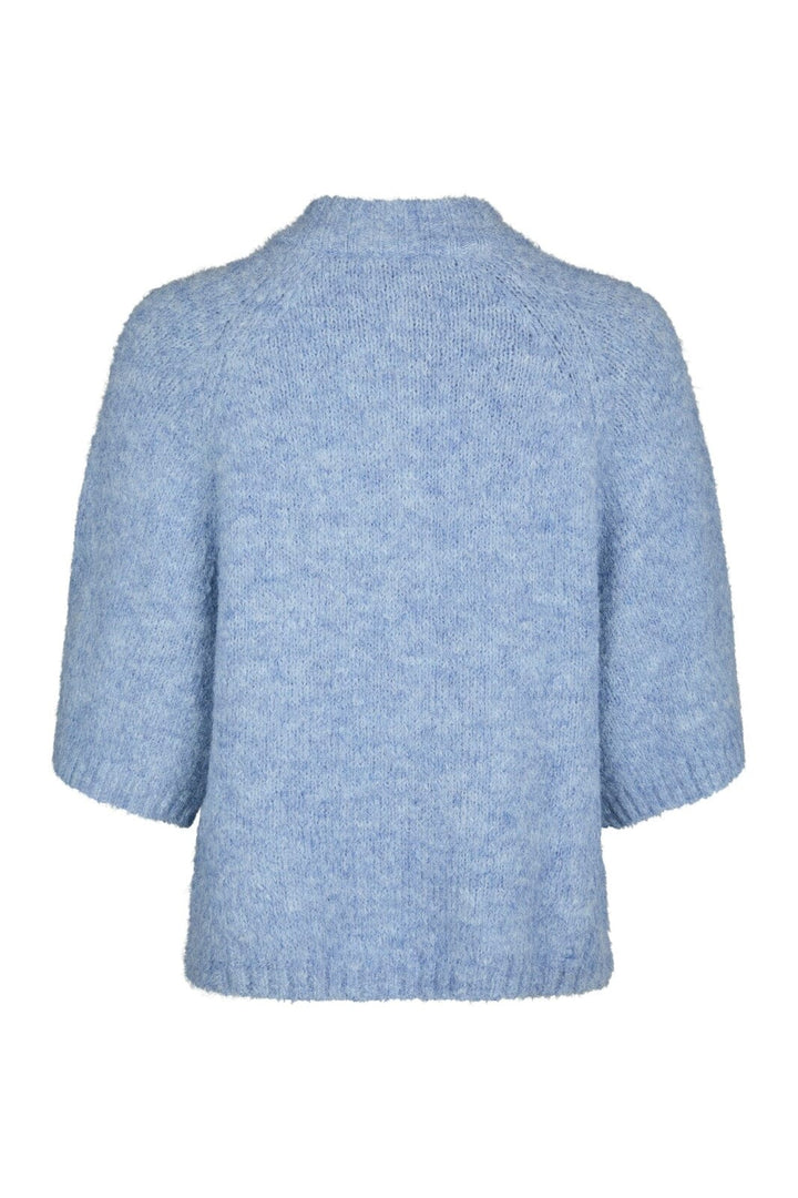 Neo Noir - Benuta Fluffy Knit Cardigan 165816 - 142 - Dusty Blue