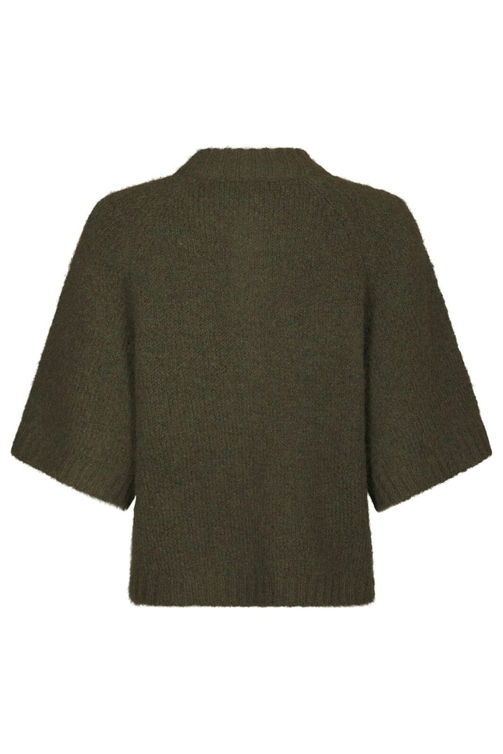 Neo Noir - Benuta Fluffy Knit Cardigan 165816 - 151 - Army